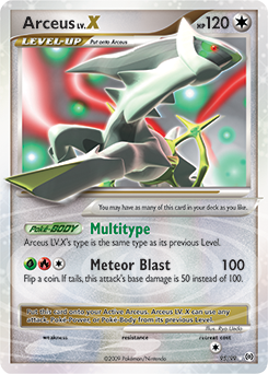 Pokemon Arceus Arceus LV.X - 95