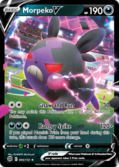 Pokemon Brilliant Stars Morpeko V - 95