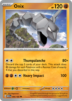 Pokemon 151 Onix - 95