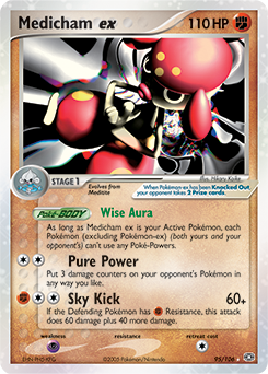 Pokemon Emerald Medicham ex - 95
