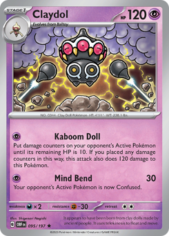 Pokemon Obsidian Flames Claydol - 95