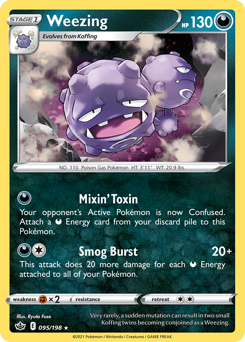 Pokemon Chilling Reign Weezing - 95