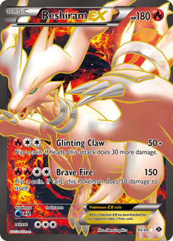 Pokemon Next Destinies Reshiram-EX - 95