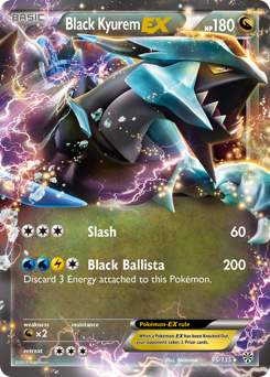 Pokemon Plasma Storm Black Kyurem-EX - 95