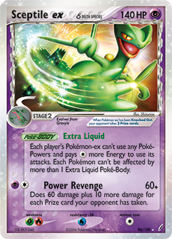 Pokemon Crystal Guardians Sceptile ex δ - 96