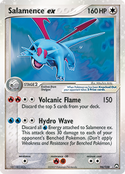 Pokemon Power Keepers Salamence ex - 96