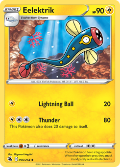 Pokemon Fusion Strike Eelektrik - 96