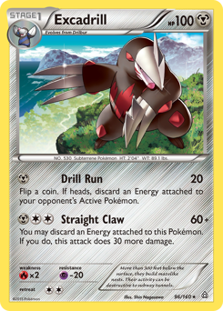 Pokemon Primal Clash Excadrill - 96