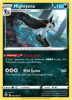 Pokemon Astral Radiance Mightyena - 96