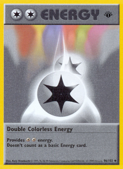 Pokemon Base Double Colorless Energy - 96