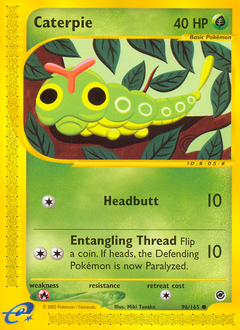 Pokemon Expedition Base Set Caterpie - 96