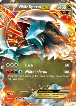 Pokemon Plasma Storm White Kyurem-EX - 96