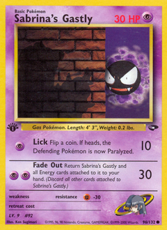 Pokemon Gym Challenge Sabrina's Gastly - 96