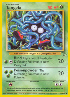 Pokemon Base Set 2 Tangela - 96