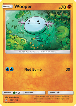 Pokemon Unbroken Bonds Wooper - 96