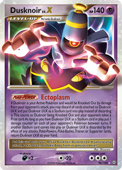 Pokemon Stormfront Dusknoir LV.X - 96