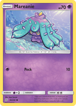 Pokemon Unified Minds Mareanie - 96