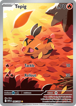 Pokemon White Flare Tepig - 96