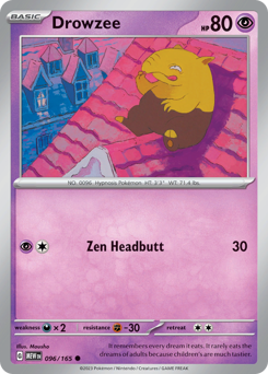 Pokemon 151 Drowzee - 96