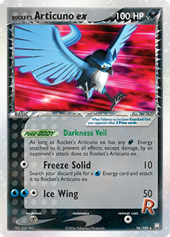 Pokemon Team Rocket Returns Rocket's Articuno ex - 96