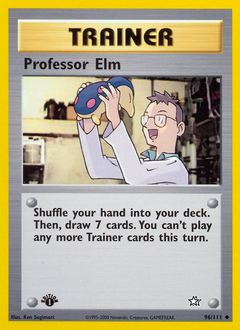 Pokemon Neo Genesis Professor Elm - 96