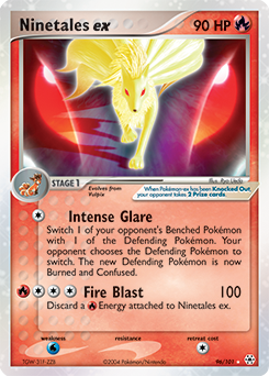 Pokemon Hidden Legends Ninetales ex - 96