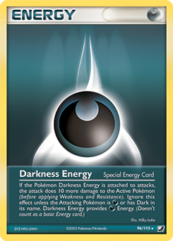 Pokemon Unseen Forces Darkness Energy - 96
