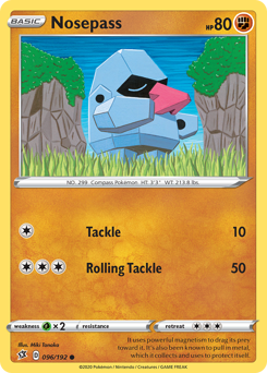 Pokemon Rebel Clash Nosepass - 96