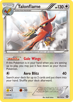 Pokemon Steam Siege Talonflame - 96