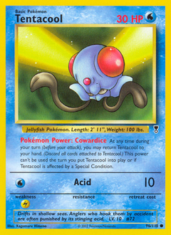 Pokemon Legendary Collection Tentacool - 96