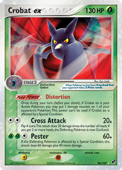 Pokemon Deoxys Crobat ex - 96