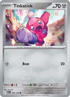 Pokemon Mega Evolution Tinkatink - 96