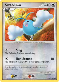 Pokemon Platinum Swablu - 97