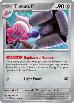 Pokemon Mega Evolution Tinkatuff - 97