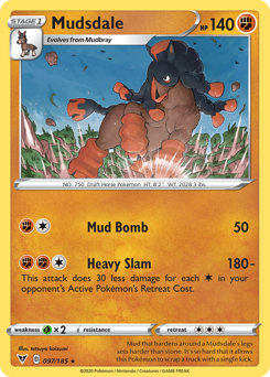 Pokemon Vivid Voltage Mudsdale - 97