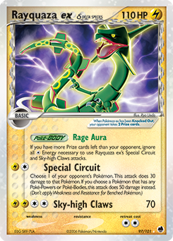 Pokemon Dragon Frontiers Rayquaza ex δ - 97