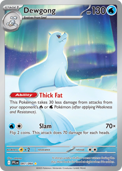 Pokemon Phantasmal Flames Dewgong - 97