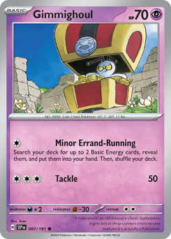 Pokemon Surging Sparks Gimmighoul - 97