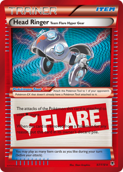 Pokemon Phantom Forces Head Ringer Team Flare Hyper Gear - 97