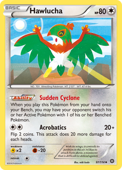 Pokemon Steam Siege Hawlucha - 97