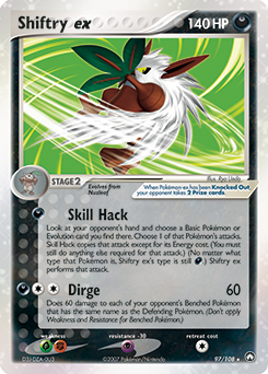 Pokemon Power Keepers Shiftry ex - 97
