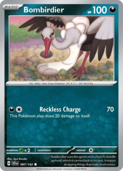 Pokemon Stellar Crown Bombirdier - 97