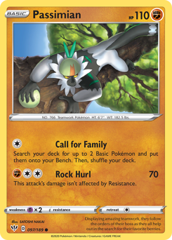 Pokemon Darkness Ablaze Passimian - 97