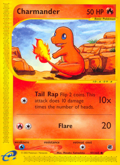 Pokemon Expedition Base Set Charmander - 97
