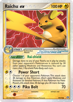 Pokemon Emerald Raichu ex - 97