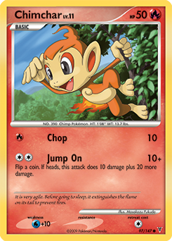 Pokemon Supreme Victors Chimchar - 97