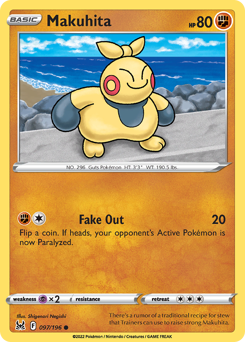 Pokemon Lost Origin Makuhita - 97