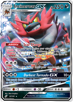 Pokemon Team Up Incineroar-GX - 97