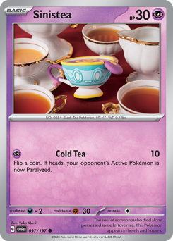 Pokemon Obsidian Flames Sinistea - 97