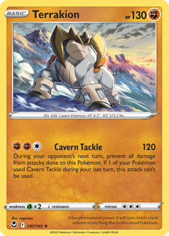Pokemon Silver Tempest Terrakion - 97